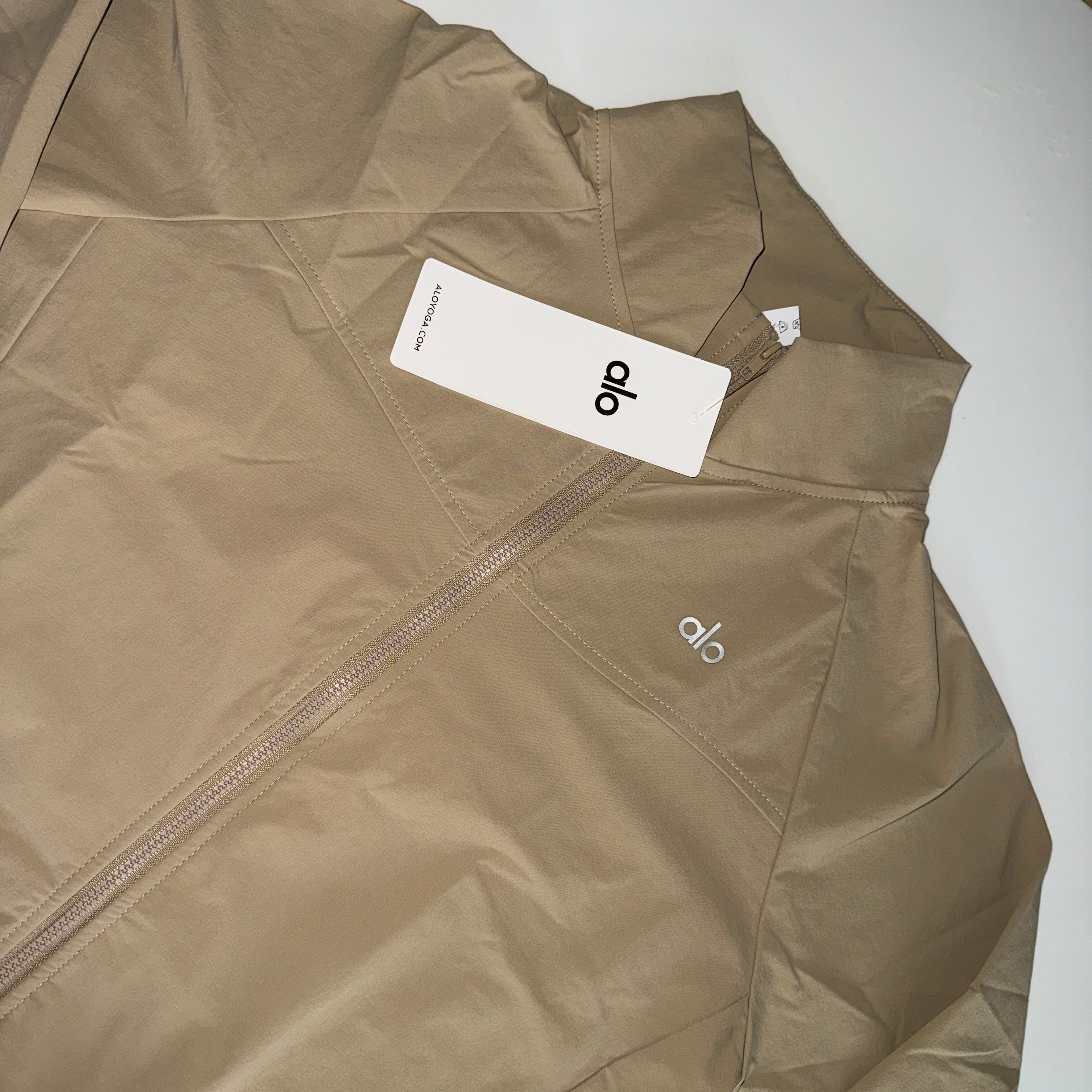 Beige Wind Breaker Jacket