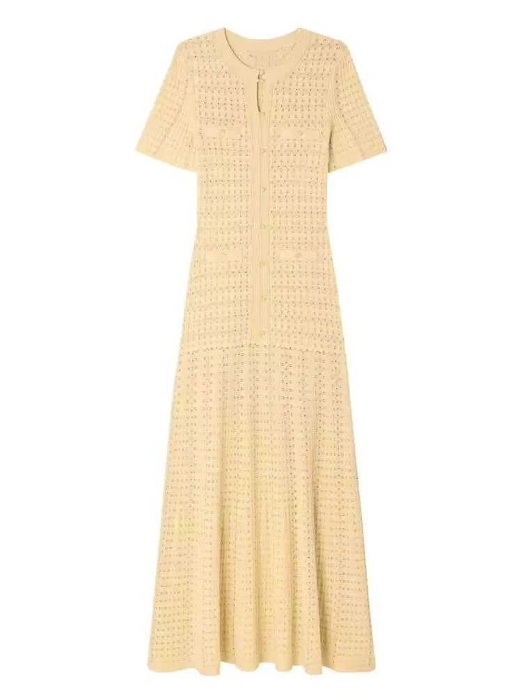 Sandro glitter knit dress