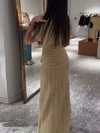 Sandro glitter knit dress