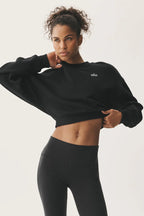 Cropped sweater set