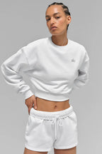 Cropped sweater set