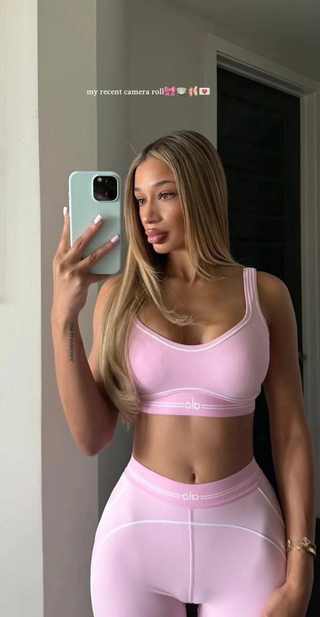 Pink throb set